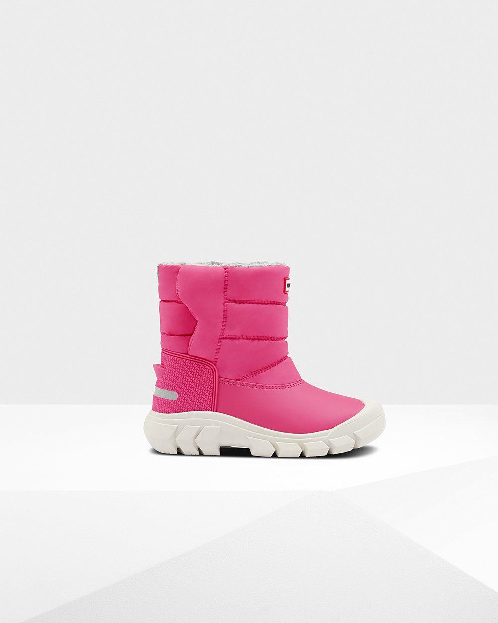 Botas De Neve Hunter Criança Luz Rosa - Original Big Insulated - 01DGZAYPO